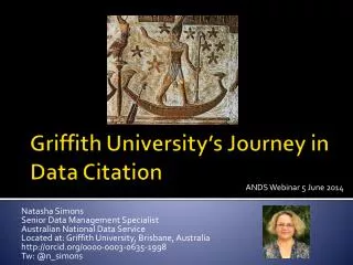 Griffith University’s Journey in Data C itation