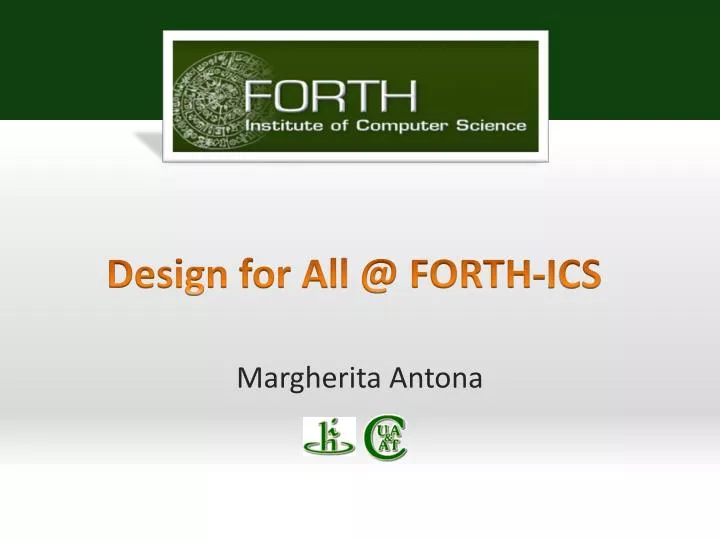 design for all @ forth ics