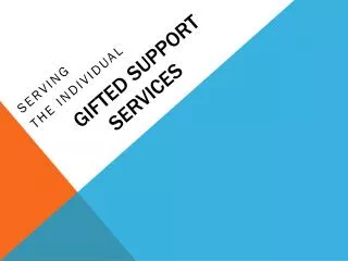 Gifted Support Services