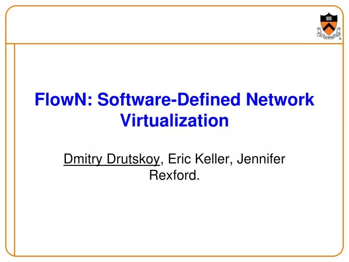 flown software defined network virtualization