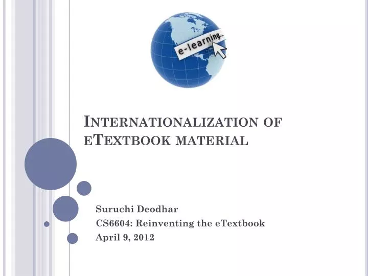 internationalization of etextbook material