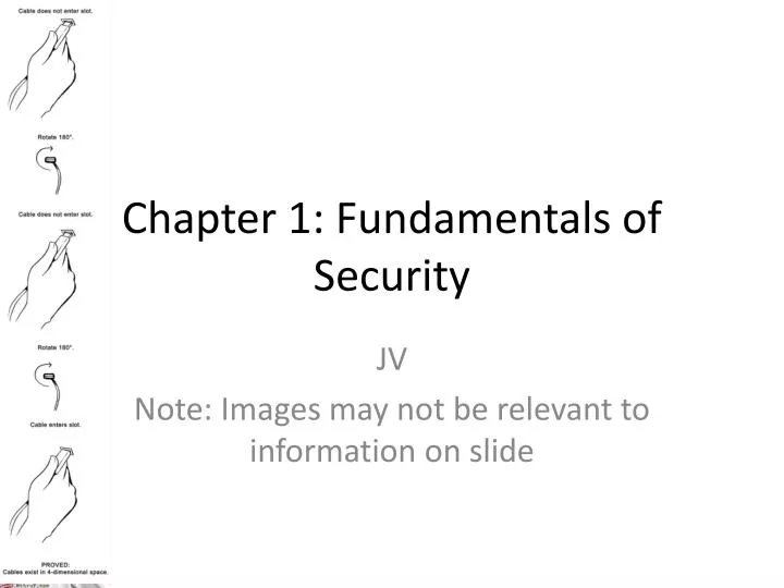 chapter 1 fundamentals of security