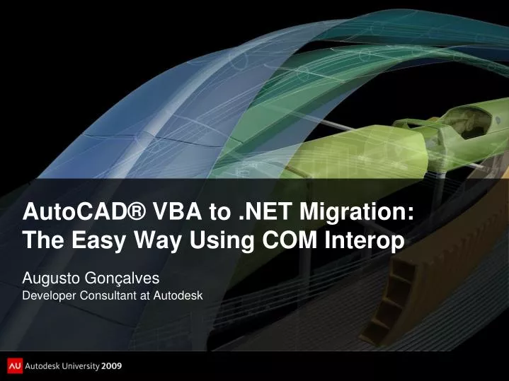 autocad vba to net migration the easy way using com interop