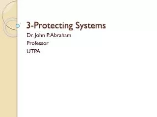 3-Protecting Systems