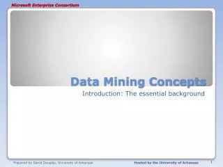 Data Mining Concepts