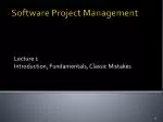 Software Project Management - slide 1