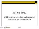 Spring 2012 - slide 1
