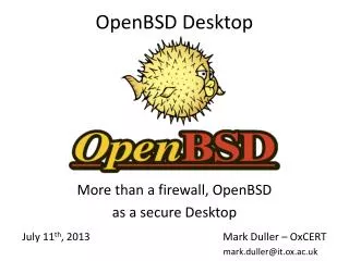 OpenBSD Desktop