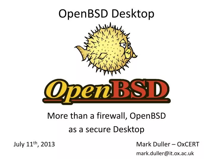 openbsd desktop