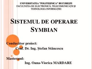 sistemul de operare symbian