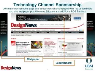 Technology Channel Sponsorship