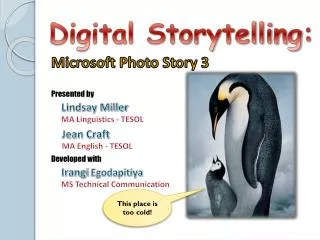 Digital Storytelling :