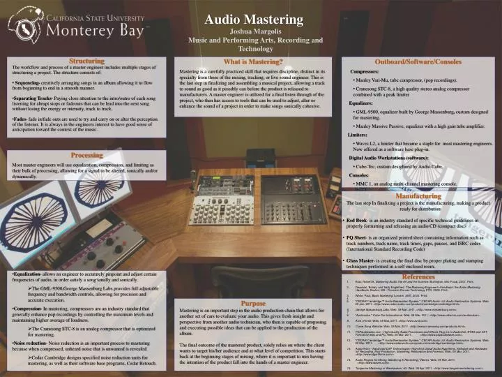 audio mastering