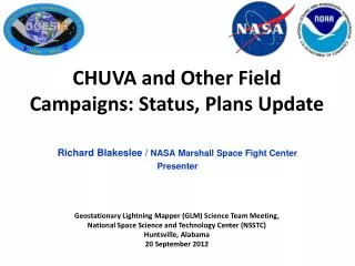 Richard Blakeslee / NASA Marshall Space Fight Center Presenter