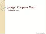 Understanding the Application Layer in Networking: Concepts and Protocols - slide 1