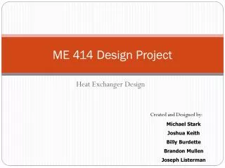 ME 414 Design Project