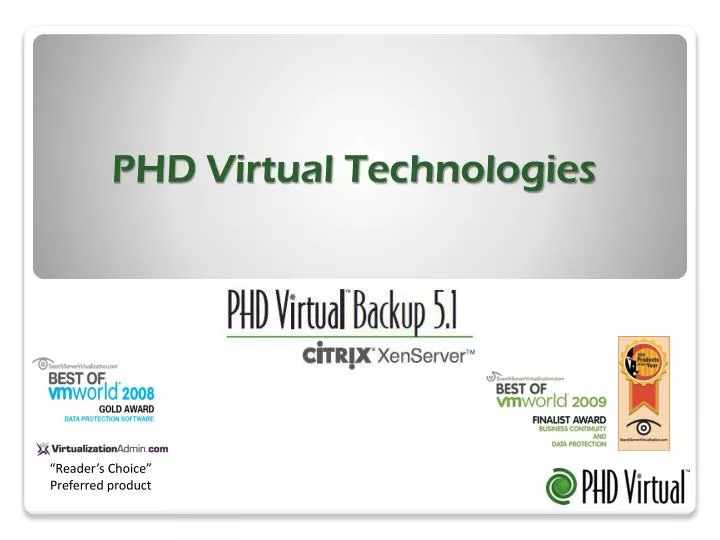 phd virtual technologies