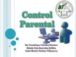 Control Parental - slide 1