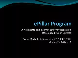 epillar program
