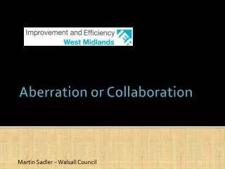 Aberration or Collaboration