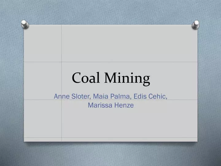 coal mining