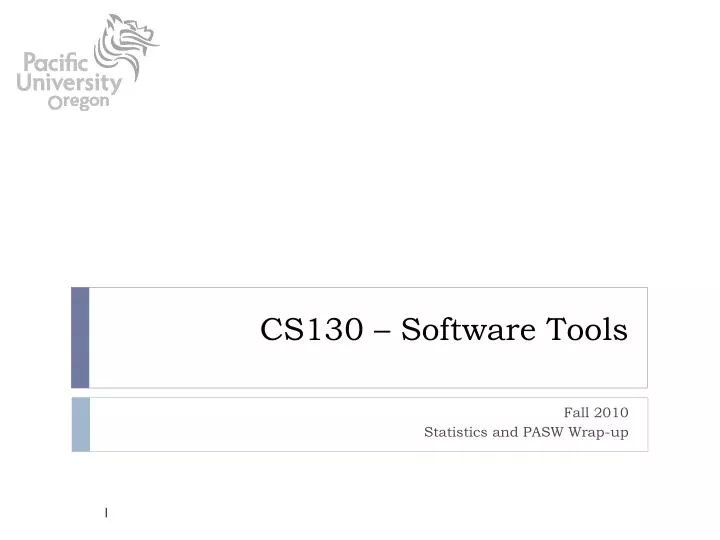 cs130 software tools