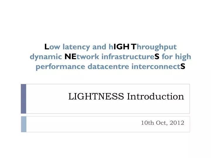 lightness introduction