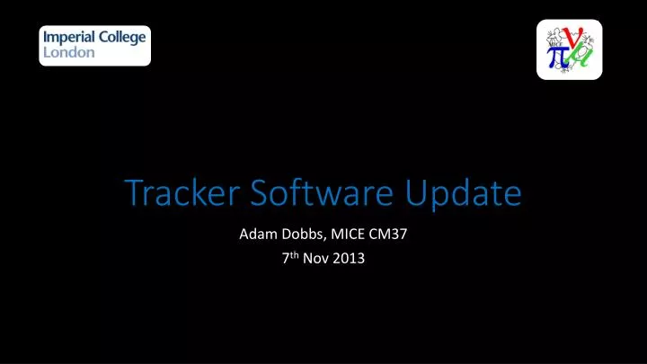 tracker software update