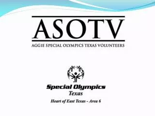 Aggie Special Olympics Texas Volunteers