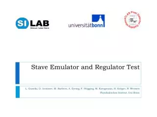 Stave Emulator and Regulator Test