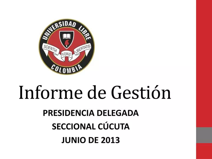 informe de gesti n