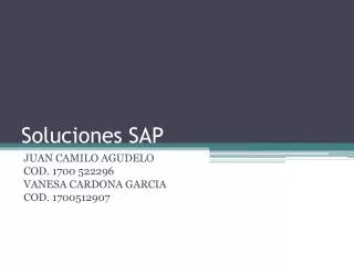 soluciones sap