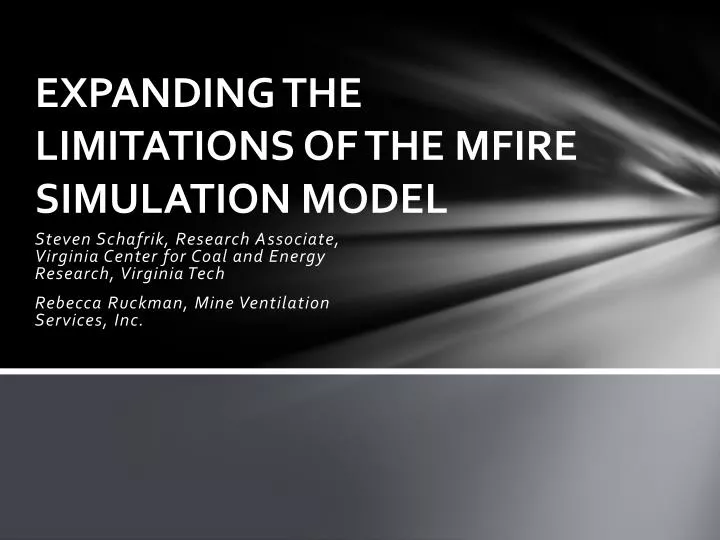 expanding the limitations of the mfire simulation model