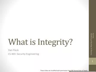 What is Integrity?