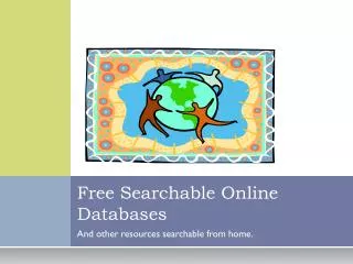 Free Searchable Online Databases