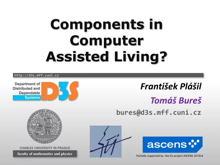 components in computer assisted living