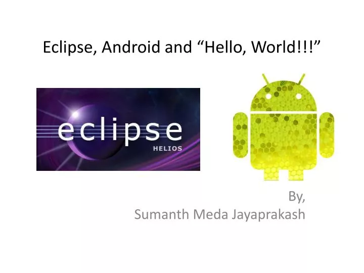 eclipse android and hello world