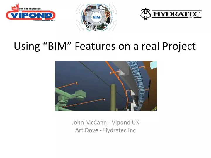 using bim features on a real project