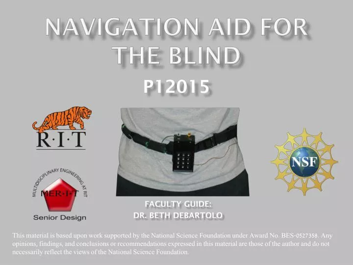 navigation aid for the blind
