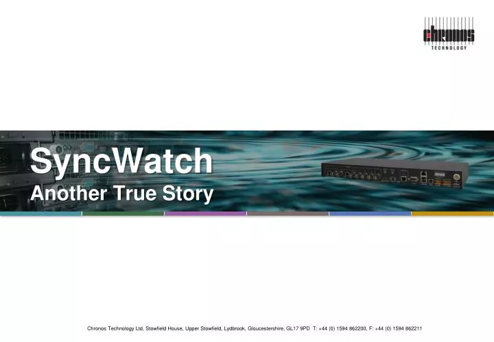 syncwatch another true story