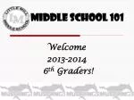 Middle School 101 - slide 1