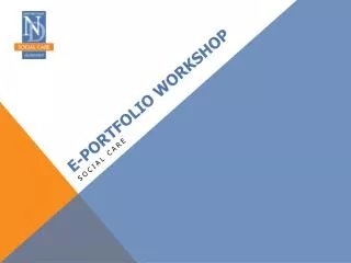 E-portfolio Workshop
