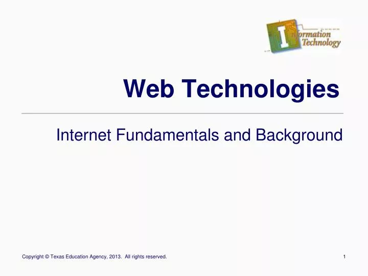 web technologies