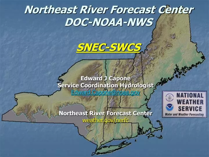northeast river forecast center doc noaa nws snec swcs