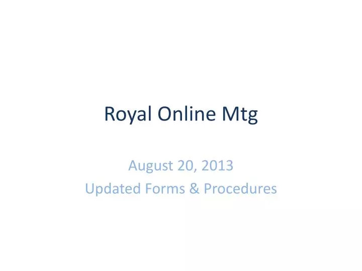 royal online mtg