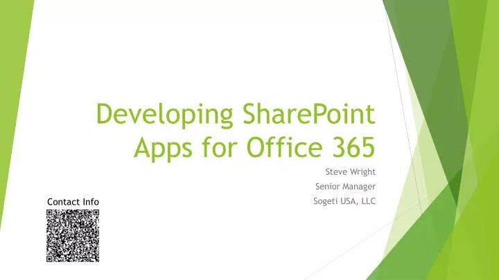 developing sharepoint apps for office 365