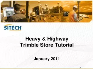 Heavy &amp; Highway Trimble Store Tutorial