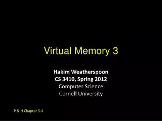 Virtual Memory 3