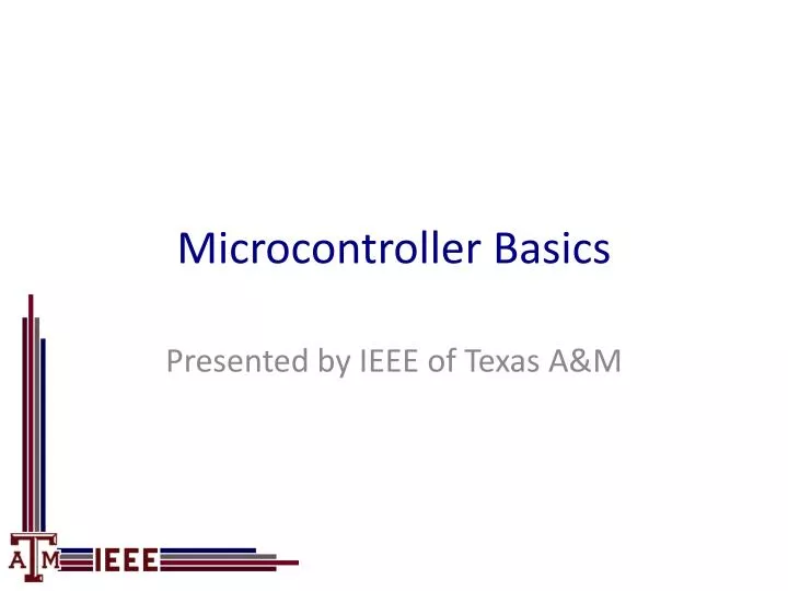 microcontroller basics