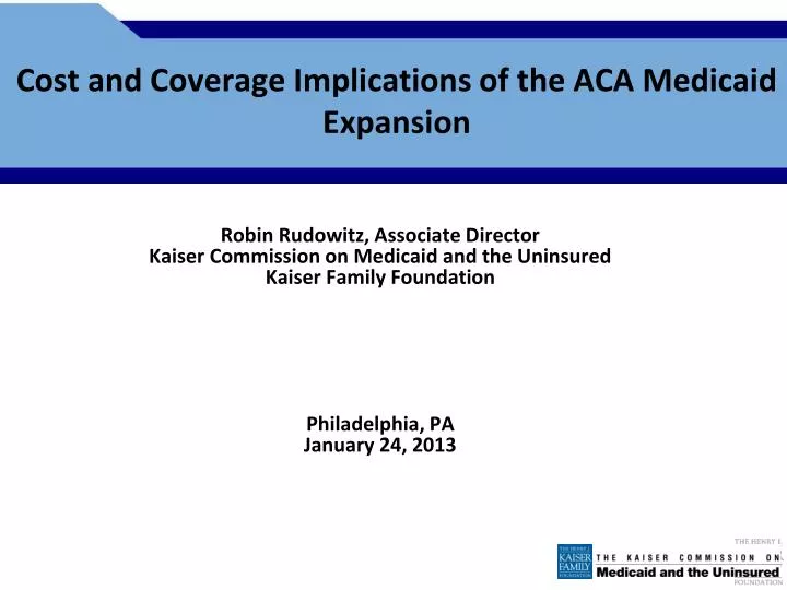 cost and coverage implications of the aca medicaid expansion